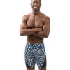 Men's Reliance Atomic Print Color Block Jammer Swimsuit