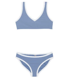Girls' Ocean Solids Shoreride Two Piece Bikini Set (Big Kid)