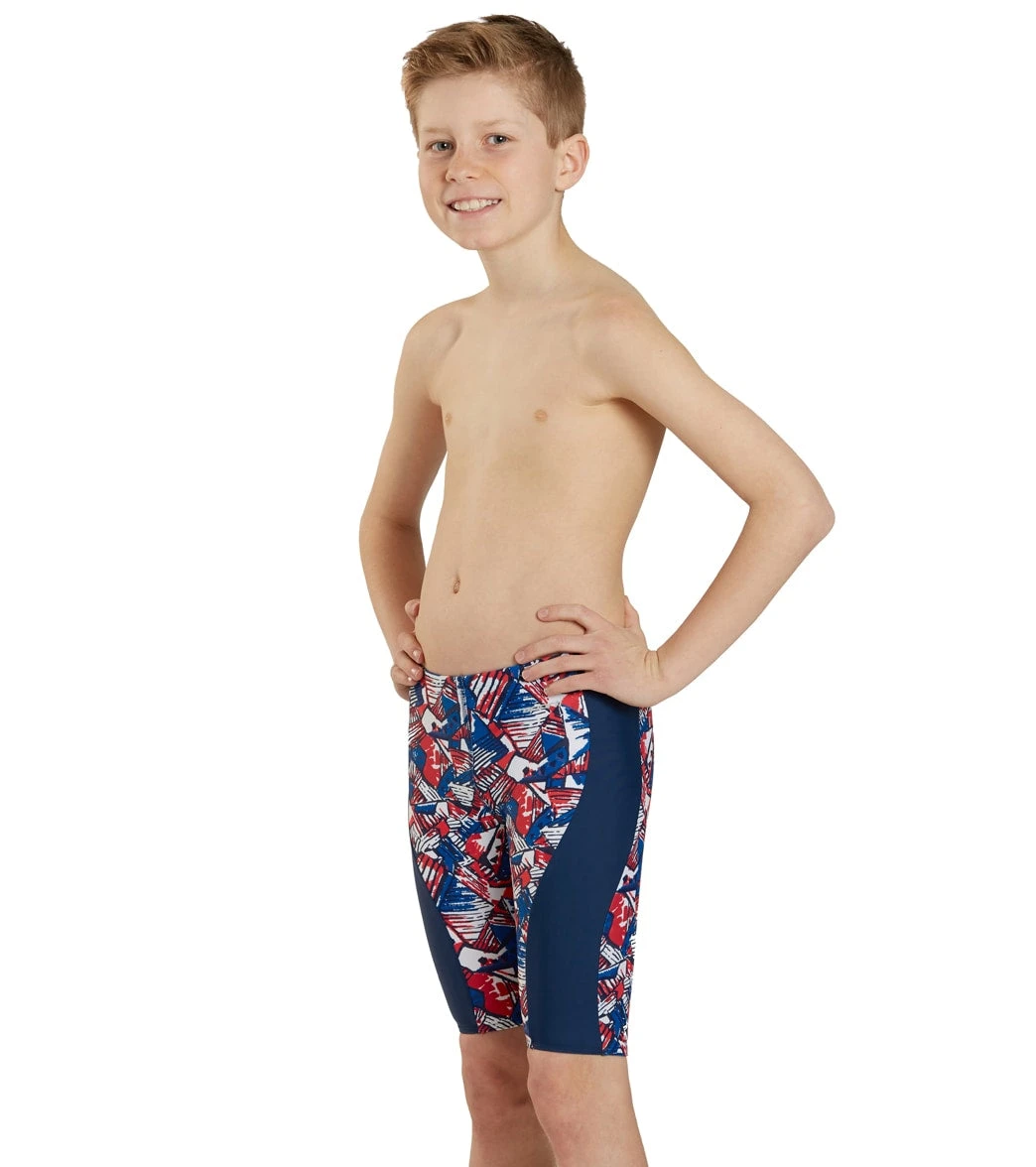 Tribal Graffiti Splice Jammer Swimsuit Youth (22 - 28) - Image 3