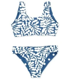 Girls' Island Hopper Reversible Two Piece Bikini Set (Toddler, Little Kid, Big Kid)