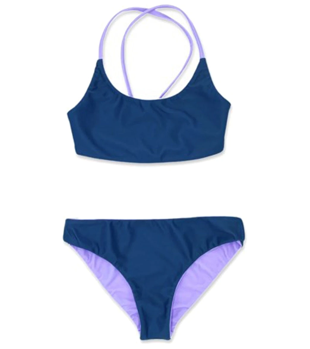Girls' Waverly Reversible Two Piece Bikini Set (Toddler, Little Kid, Big Kid) - Image 3