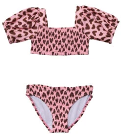 Girls' Wild Love Two Piece Bikini Set (Little Kid, Big Kid)