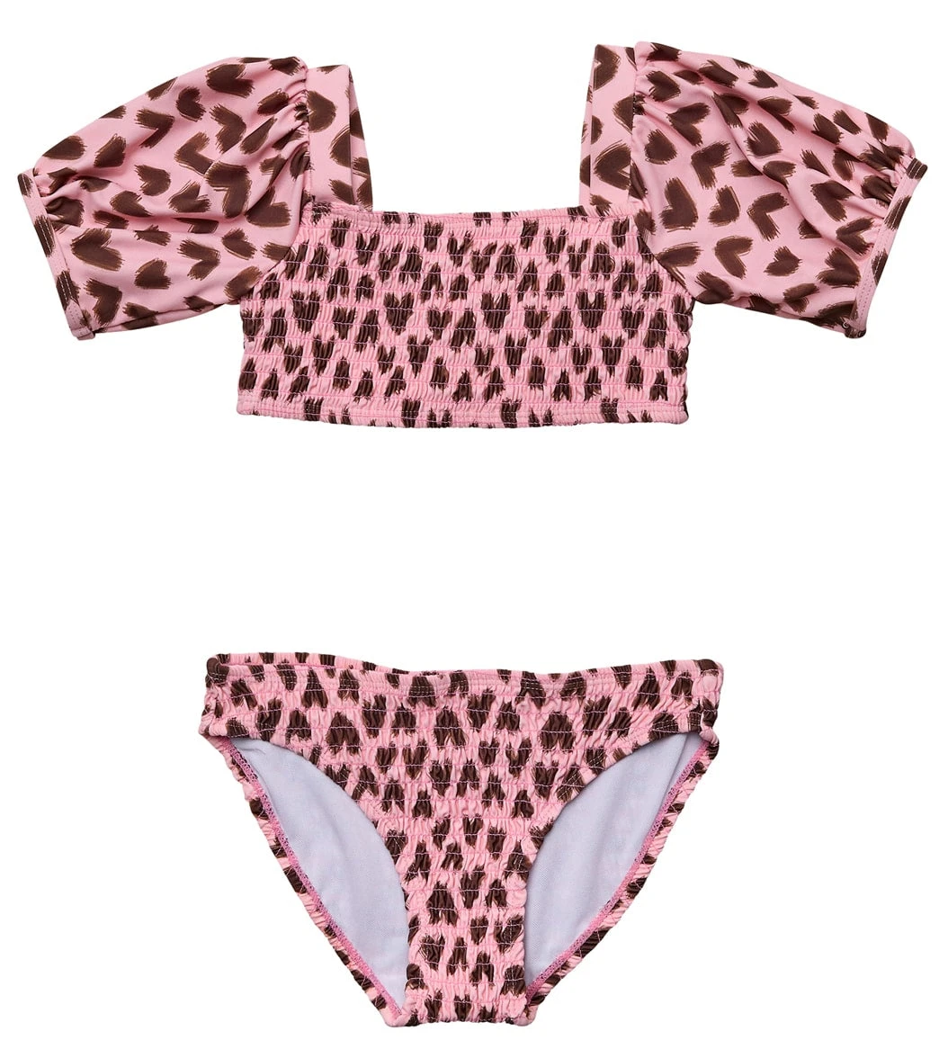 Girls' Wild Love Two Piece Bikini Set (Little Kid, Big Kid)