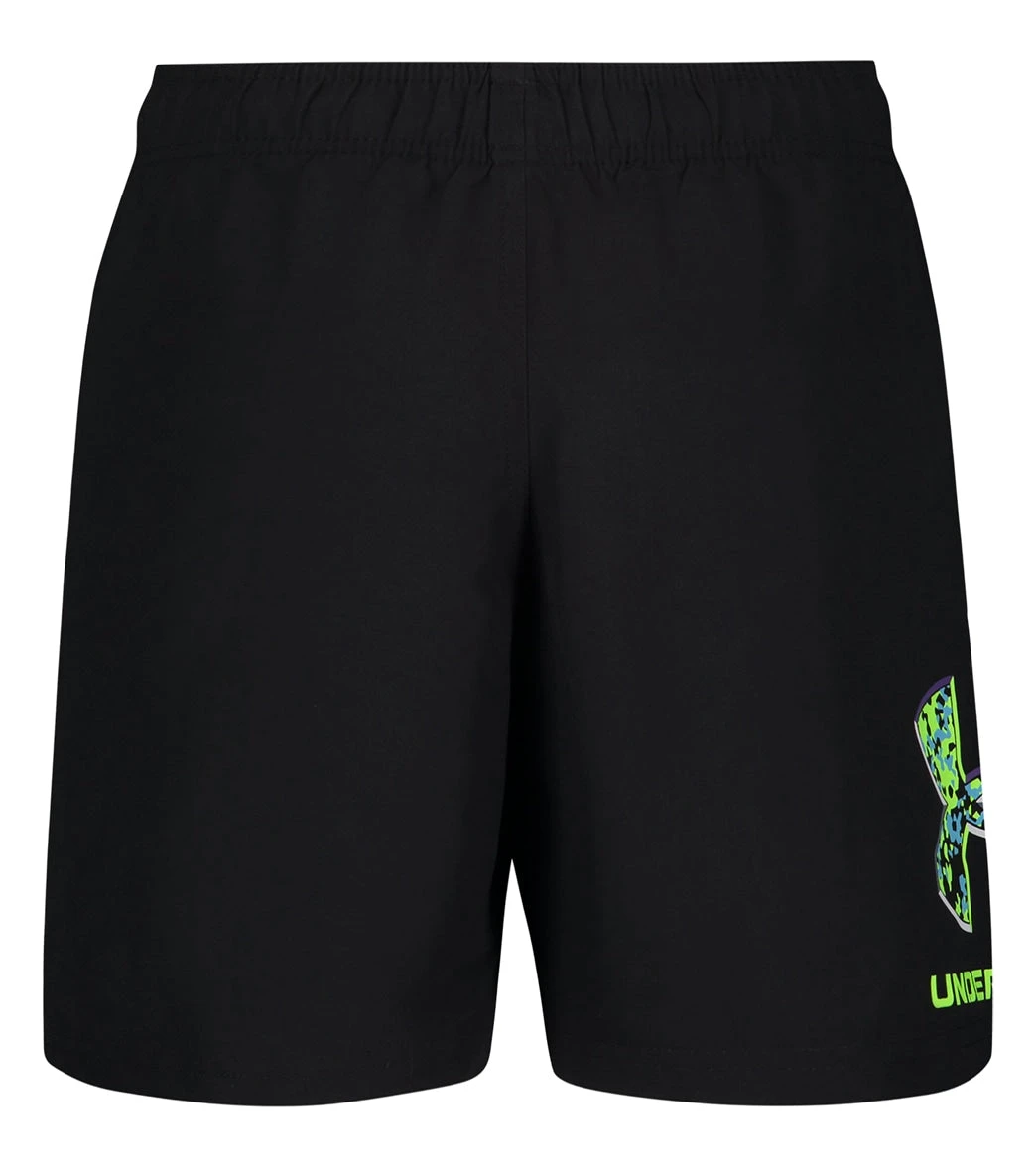 Under Armour Boys' UA Crystal Speckle Logo Volley Shorts (Little Kid) - Image 3