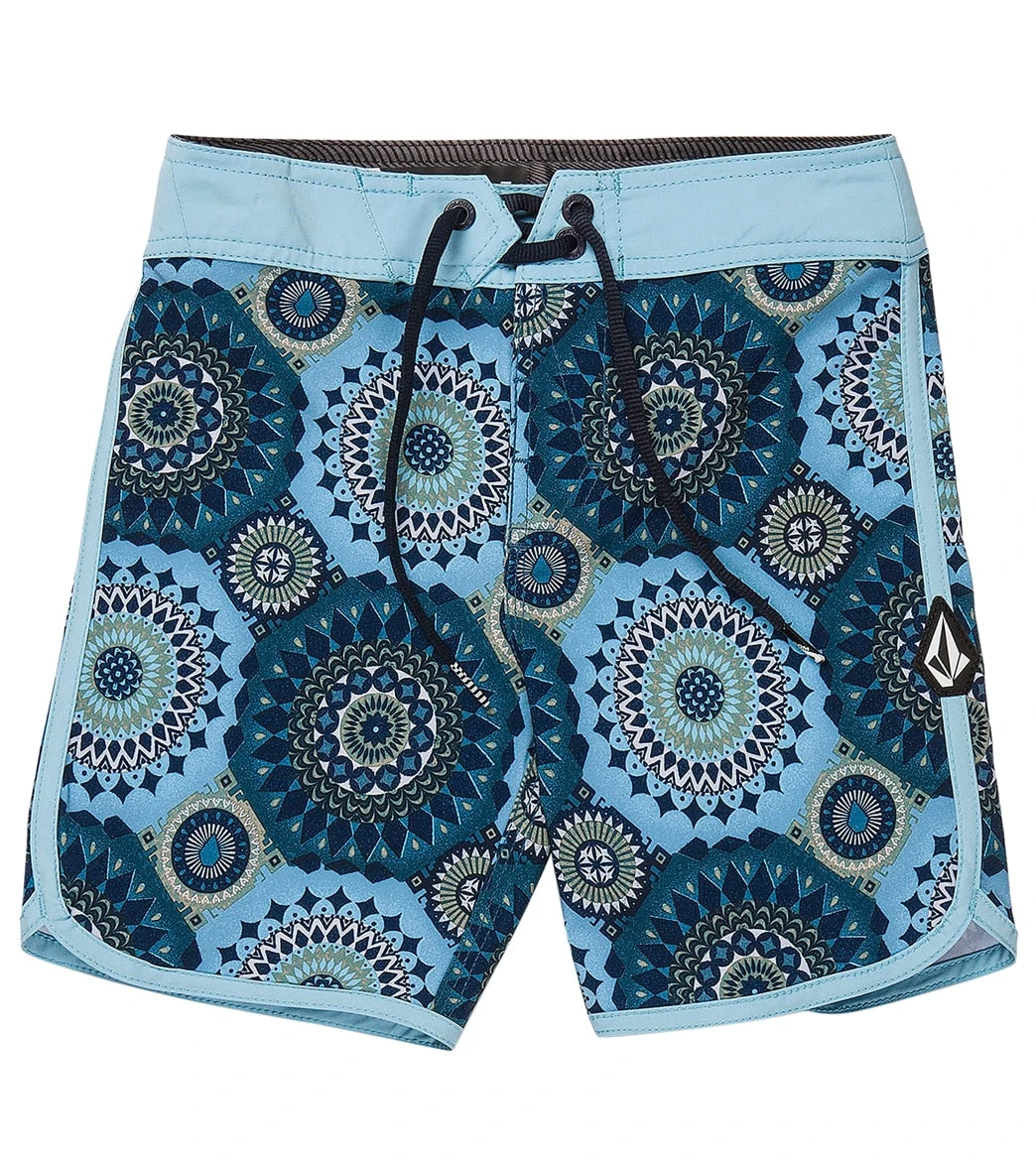 Volcom Boys' Mod Barnacle Scallop Board Shorts (Toddler, Little Kid)