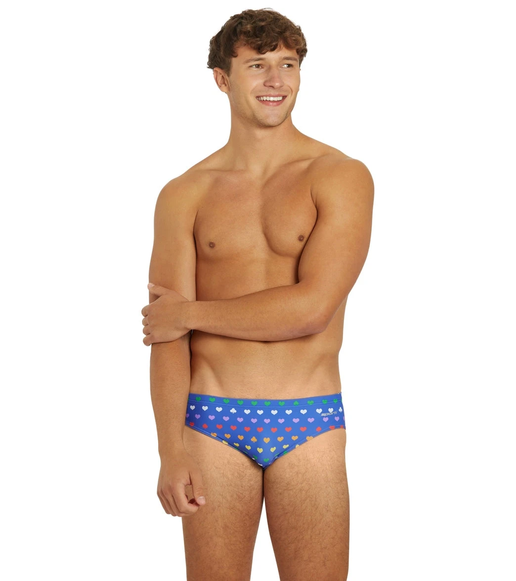 Rainbow Heart Brief Swimsuit - Image 2