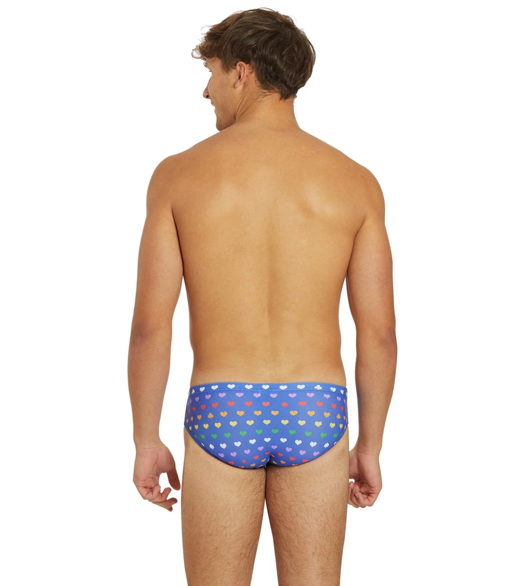 Rainbow Heart Brief Swimsuit - Image 3