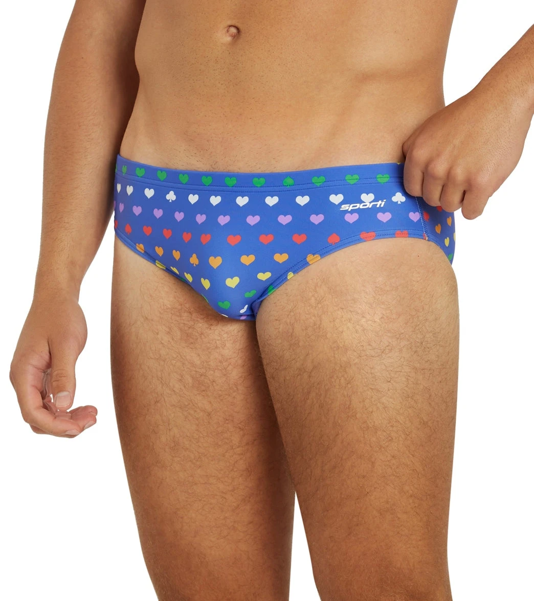 Rainbow Heart Brief Swimsuit - Image 7