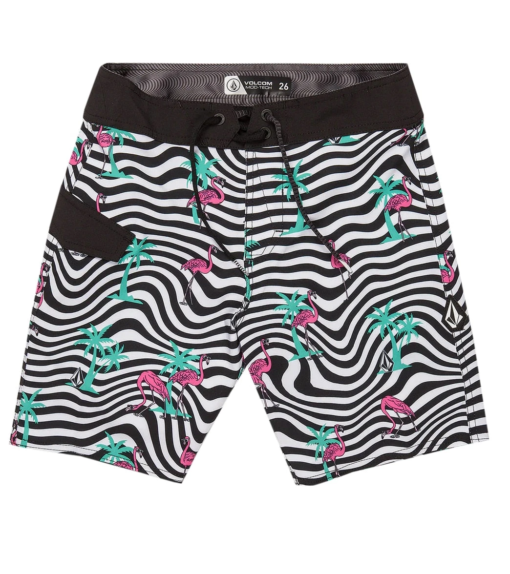Volcom Boys' Flamingbros Mod Board Shorts (Big Kid)