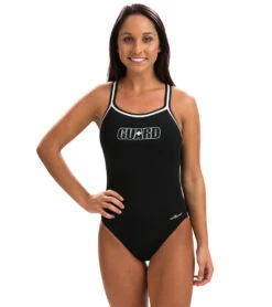 Lifeguard Women's Solid DBX Back One Piece Swimsuit